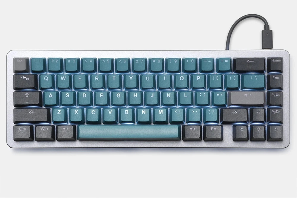 Keycaps para Faça Através da Floresta Taihao Duplo Tiro Você Mesmo Gaming Teclado Mecânico Tampões Retroiluminados Oem Perfil Luz Profunda Azul Verde Pbt - Imagem 2