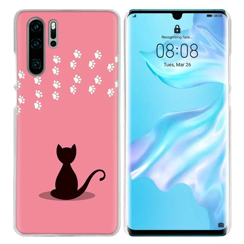 Кошачья и собачья Лапка, Жесткий Чехол для huawei mate 30 305G 30Pro 5G Nova 5T 5i Pro Honor Play 3 3e, задняя крышка для телефона