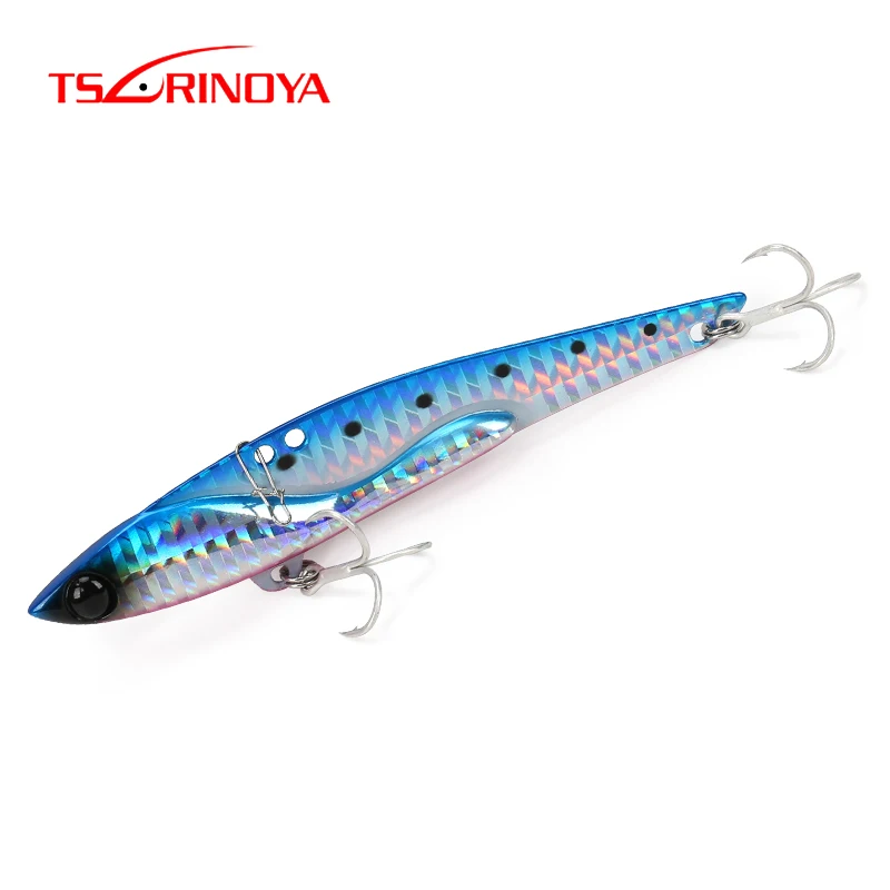 TSURINOYA металлическая приманка на большие расстояния VIB DW38C Winer Ice Jigging Вибрационный