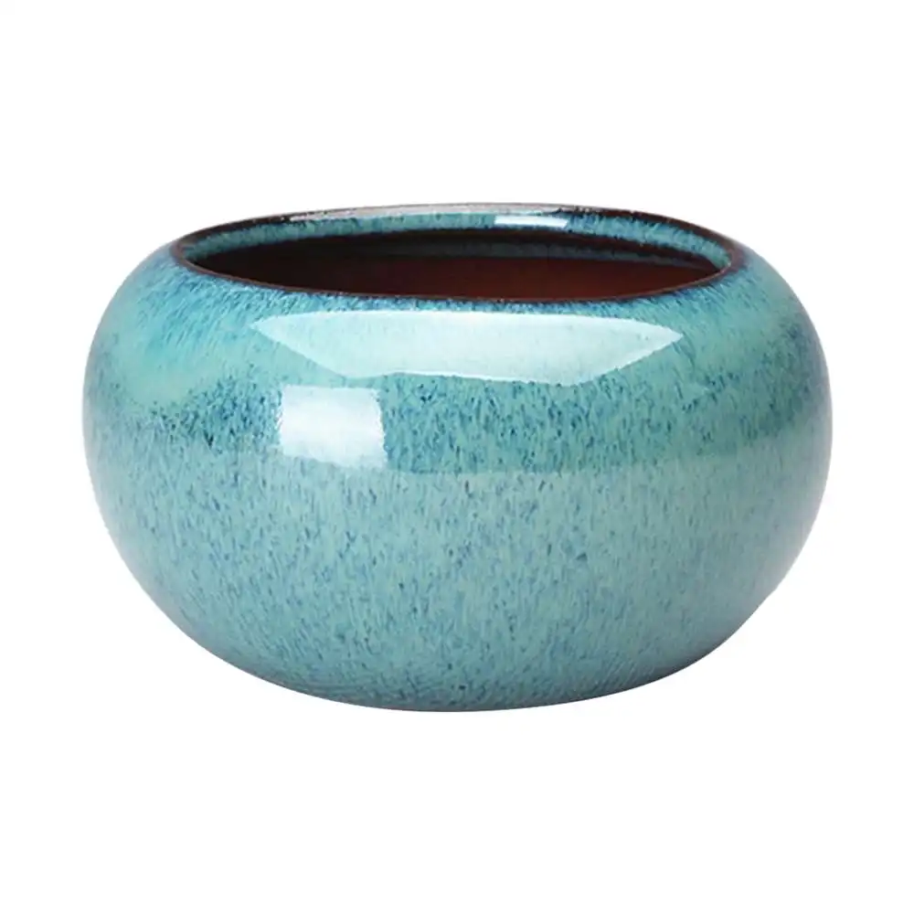 Chinese Style Bonsai Pots Breathable Stoneware Bonsai Pots With Holes Chinese Style Training Flowerpot Ceramic Crafts flower pot plant pot