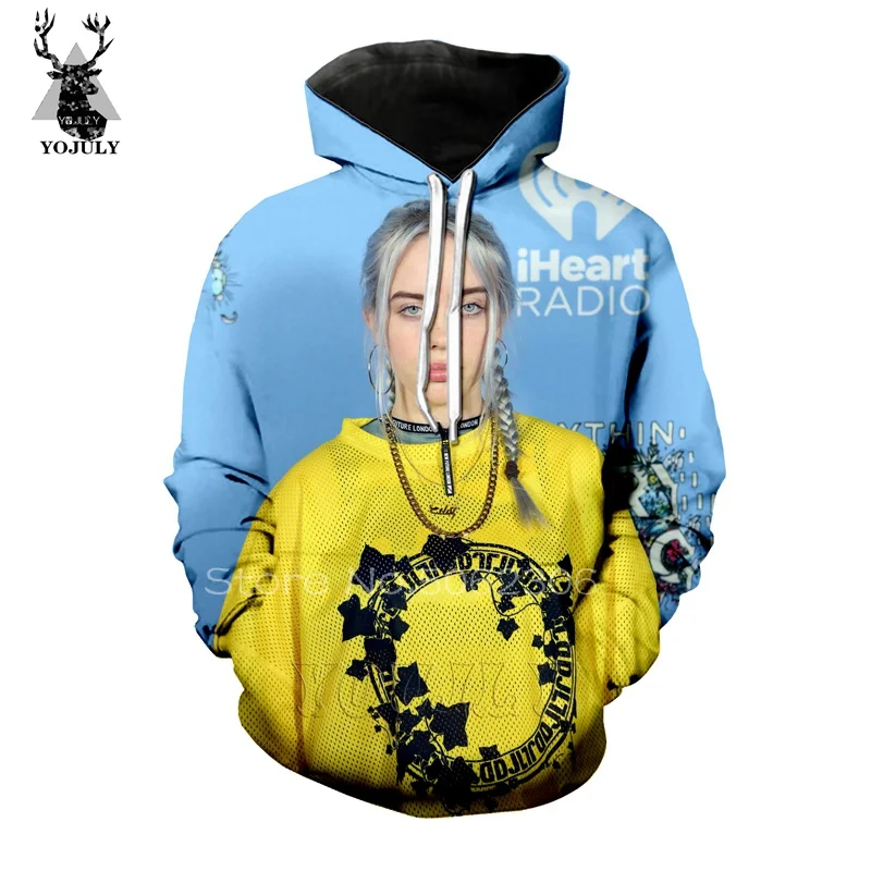 Billie eilis толстовки странные вещи lil peep Мужская Толстовка Зимняя Толстовка Белый 3D Harajuku белый уличные толстовки 32 - Цвет: 5