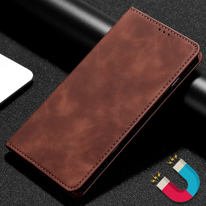 Деловой кожаный чехол для MOTO G9 G8 G7 G6 G5 G5S G4 E6 E5 E4 C Plus Play Power lite чехол-книжка с