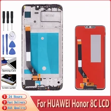 6.26 for for para huawei honor 8c display lcd com painel de toque digitador assembléia substituição para honor paly 8c display lcd
