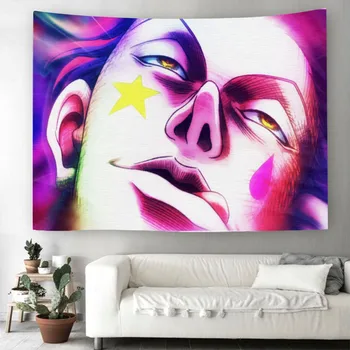 

HUNTERXHUNTER Anime Tapestry Wall Hanging Polyester Bedroom Decor Bedspread Beach Mat Blanket Yoga Mat Tapestries