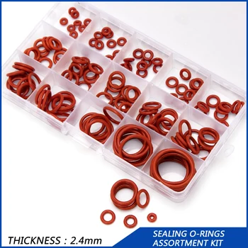 

150PCS/SET 15 Sizes PCP Paintball Sealing O-rings Silicone O Rings Replacements OD 6mm-35mm CS 1mm 1.5mm 1.9mm 2.4mm 3.1mm HG015