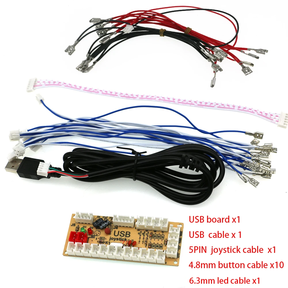 Câble joystick ou bouton pour encodeur usb 4.8mm