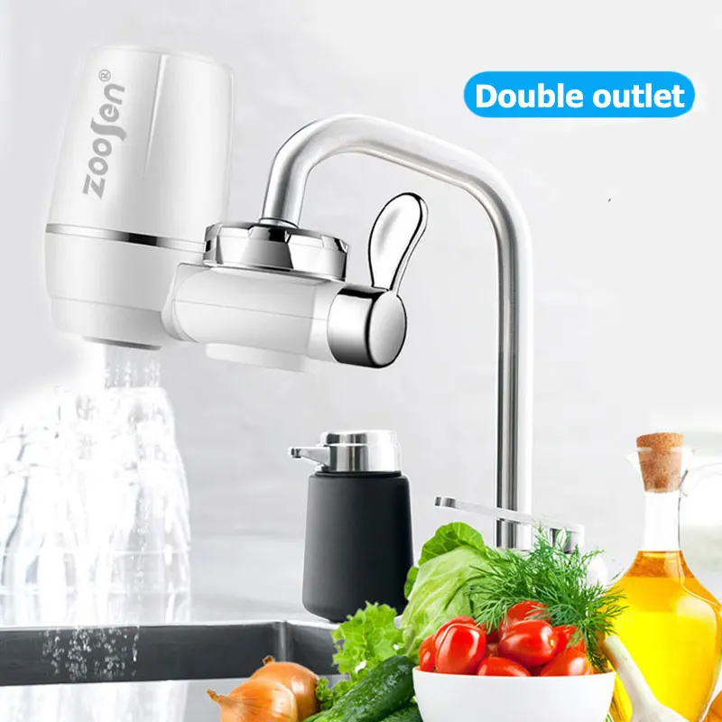 Kitchen Tap Faucet Water Purifier Pre-filter Household Water Purifier Washable Ceramic Percolator Water Filter