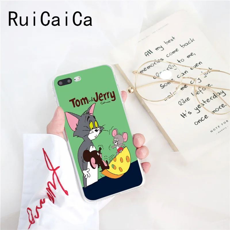 Ruicaica Забавный мультяшный чехол для iPhone 8 7 6S Plus X XS MAX 5 5S SE XR 10 - Цвет: A16