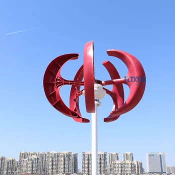 

cheap wind turbine 200W Vertical Axis Wind Turbine with wind solar 12v 24v AUTO MPPT controller made in China
