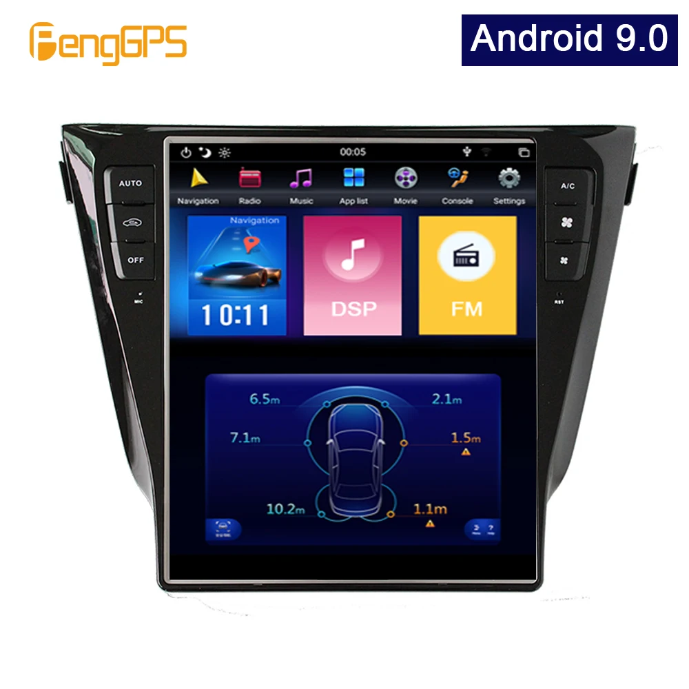 Android 9,0 Tesla стиль автомобиля без dvd-плеер навигация для NISSAN Qashqai 2013- аудио плеер 12,1 дюймов
