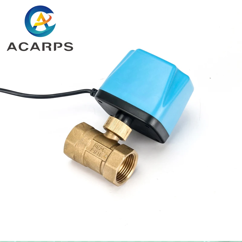 정상 폐쇄/개방 2 와이어 전동 볼 밸브, 전기 볼 밸브, AC220V, DC12V, DC24V, 1/2 3/4 1 2