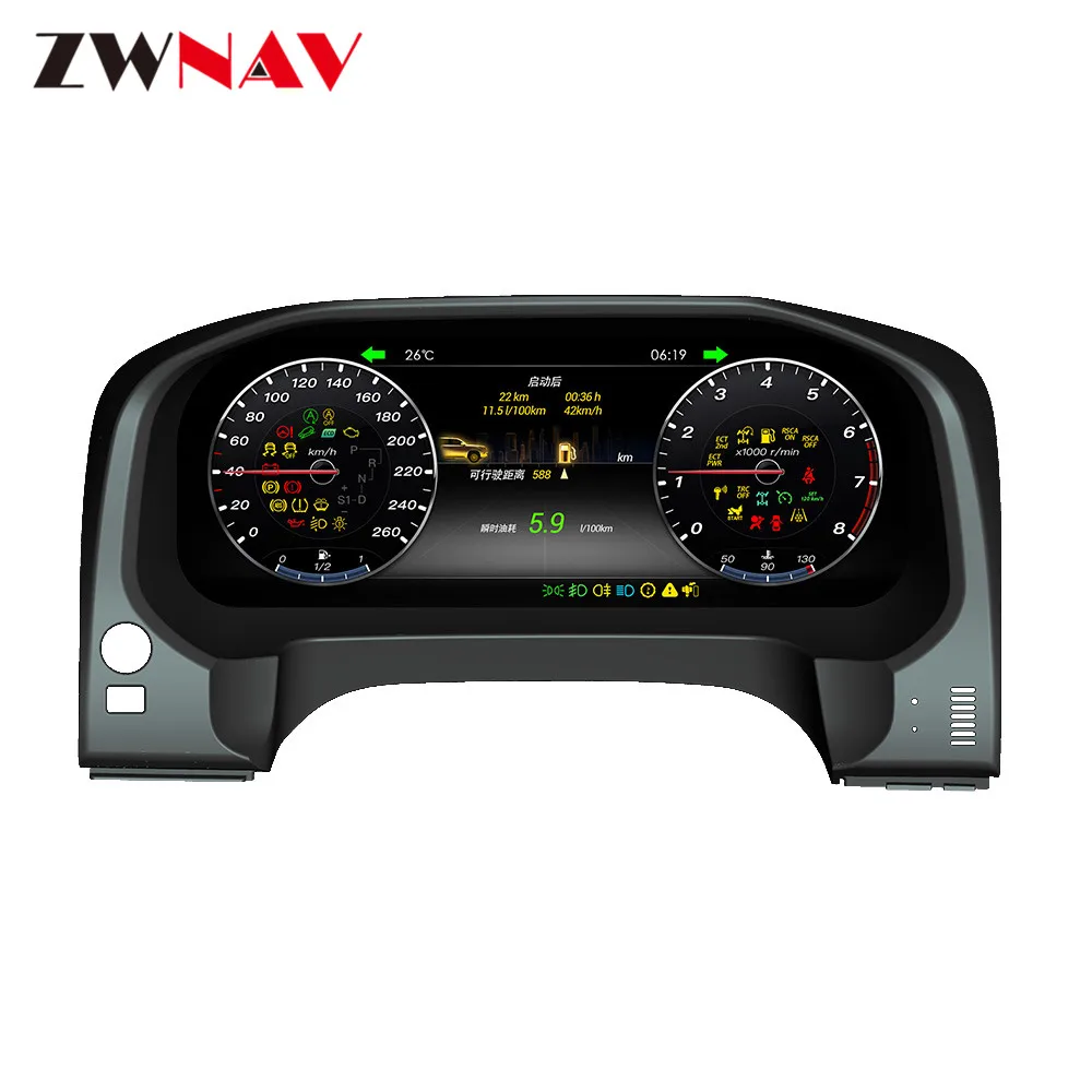 1" ЖК-дисплей Android 7,1 Приборная панель автомобиля дисплей gps Navi для Toyota Land Cruiser Prado J150 LC150 2009- головное устройство экран