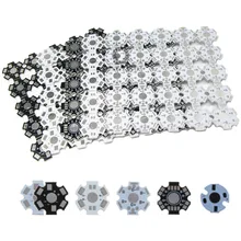 Dissipador de calor da lanterna diy do rgb rgbw da estrela 20mm da carcaça de alumínio da placa base do dissipador de calor da placa do pwb do diodo emissor de luz para 1 3 5 w watts leds de alta potência