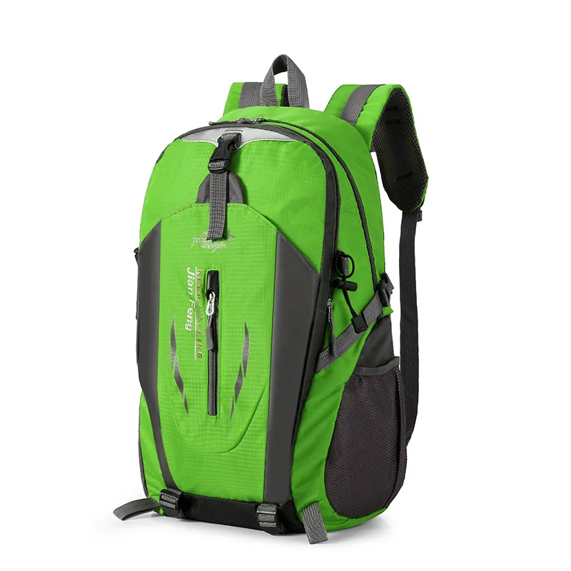 Уличный спортивный рюкзак, дорожная сумка, Большая вместительная сумка для мужчин и женщин, походный рюкзак для кемпинга, сумка для альпинизма, 100л - Цвет: Green-40L