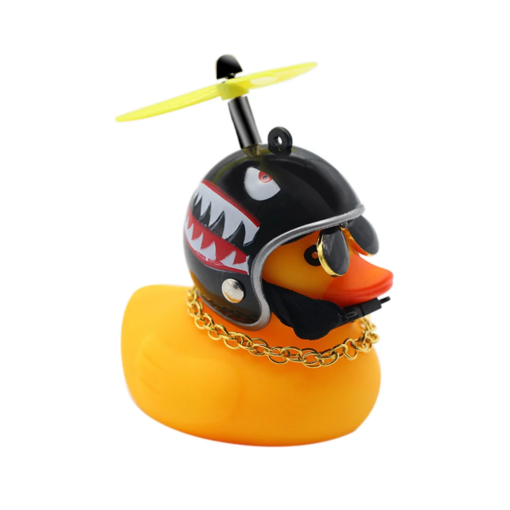 Bicycle Lights Bell Cute Little Yellow Duck Handlebar Horn Lamp for Bike Motorcycle Car Accessories - Цвет: 1