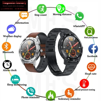 

MFS DT98 Smart Watch IP68 Waterproof 1.3 Full Round HD Screen ECG Detection Multi Dials Smartwatch Fitness apple watch sport
