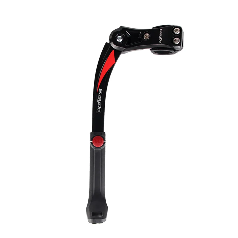 Алюминиевый AlloyKickstand для горного велосипеда Регулируемая длина БЫСТРОРАЗЪЕМНАЯ велосипедная подставка для ног велосипедная подставка 24-29" - Цвет: Красный