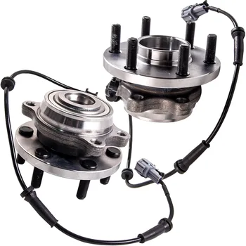 

2PCS FRONT WHEEL BEARING HUB Assembly FOR NISSAN NAVARA 4WD D22 D40 ABS YD25 VQ40 2005-2012