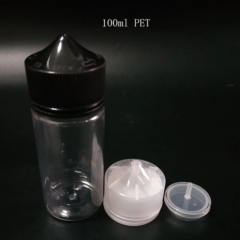 120ml PET 1000 шт пустая бутылка-капельница для домашних животных 10 мл 15 мл 30 мл 60 мл 100 мл 120 мл бутылки для электронных жидкостей с колпачками для электронных сигарет - Цвет: 120ml PET