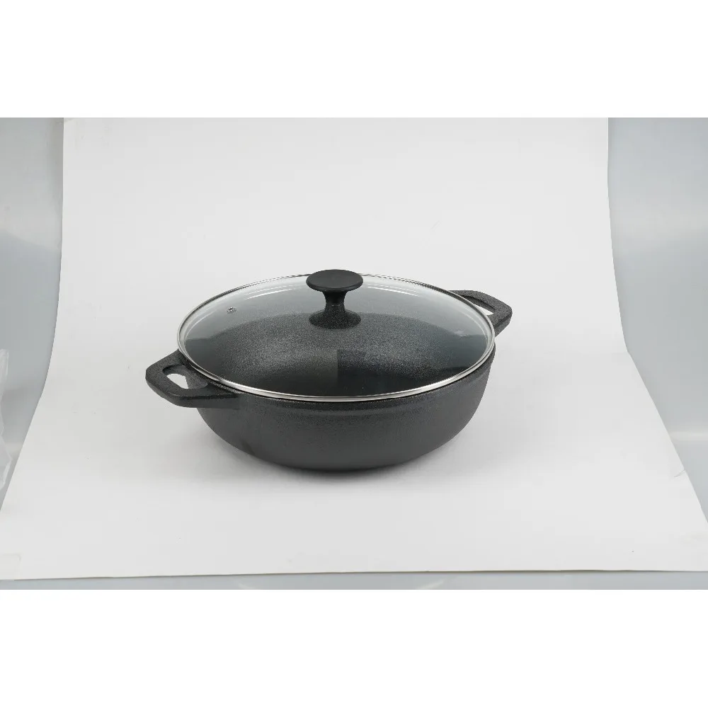 Beste Koekenpan Ketel Gietijzer Met Pot Cower Hand Grill Koffie Pot Bowler Pan Koekenpan Mok 808 009