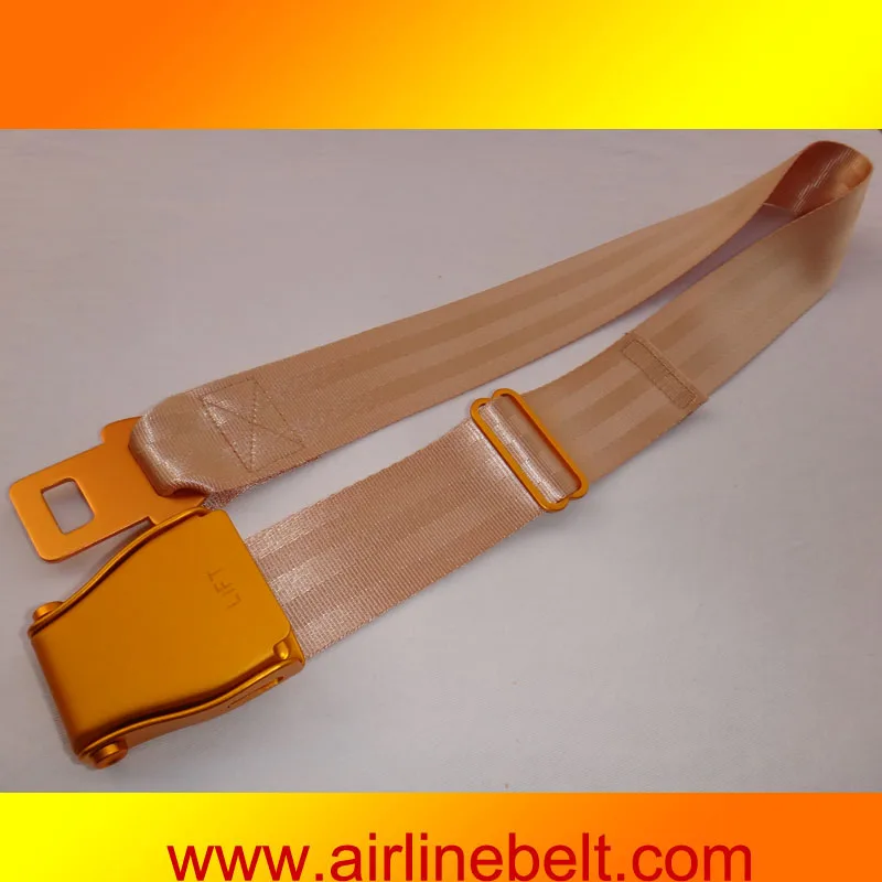 goldend buckle airplane belt-2