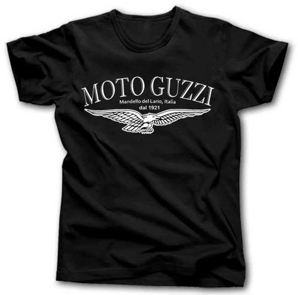 

MOTO GUZZI MOTORCYCLE SHIRT S - XXXXXL MANDELLO DEL LARIO MOTORRAD 1921 BIKER Cotton Tshirt Tops Short-sleeved Tee Shirt