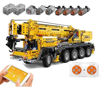 

20004 APP Control Technic Car Mobile Crane MK II Set Kids Christmas Toys Gifts Building Blocks Kit Christmas gift