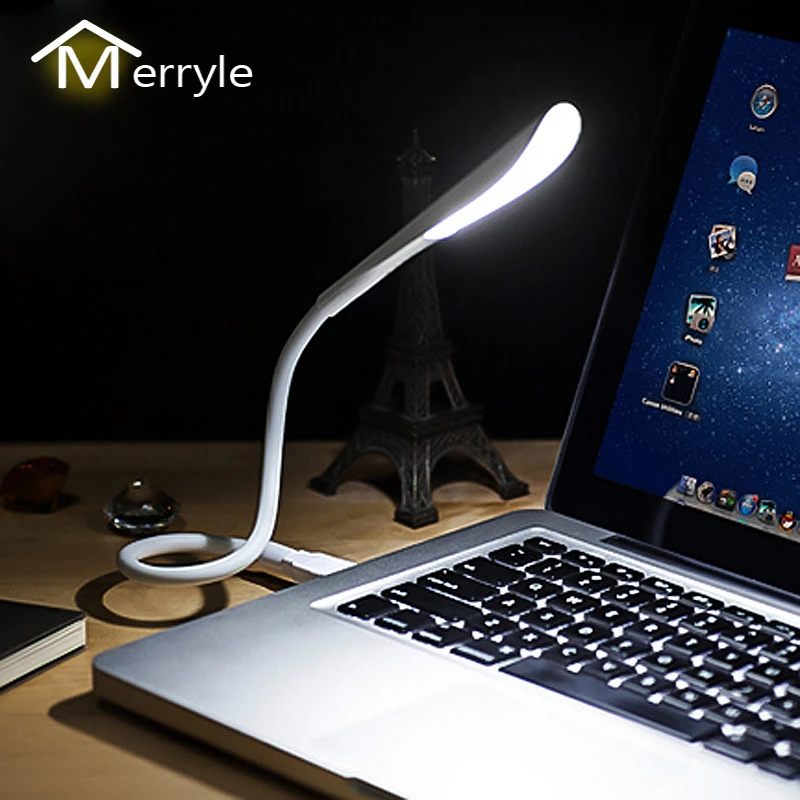 Onsinic 1pc Mini-USB-lampen-bewegliche Flexibles Buch-licht-Lampe Für Energien-Bank-Laptop-notizbuch Pc Computer