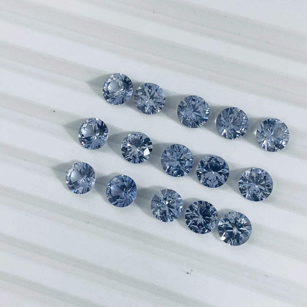 Meisidian 0.5carat 5mm Round Alexandrite Stone Corundum Lab Grey Color Change Sapphire Pirce