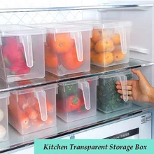 ZLCA Kitchen Transparent Storage Box Grain Beans Storage Contain Sealed Home Organizer Food Container Refrigerator Storage Boxes kitchen transparent plastic storage box grains beans container sealed home organizer food container refrigerator storage boxes