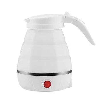 

Travel Foldable Electric Kettle - Fast Water Boiling - Food Grade Silicone - Small, Collapsible, Portable - Boil Dry Protectio