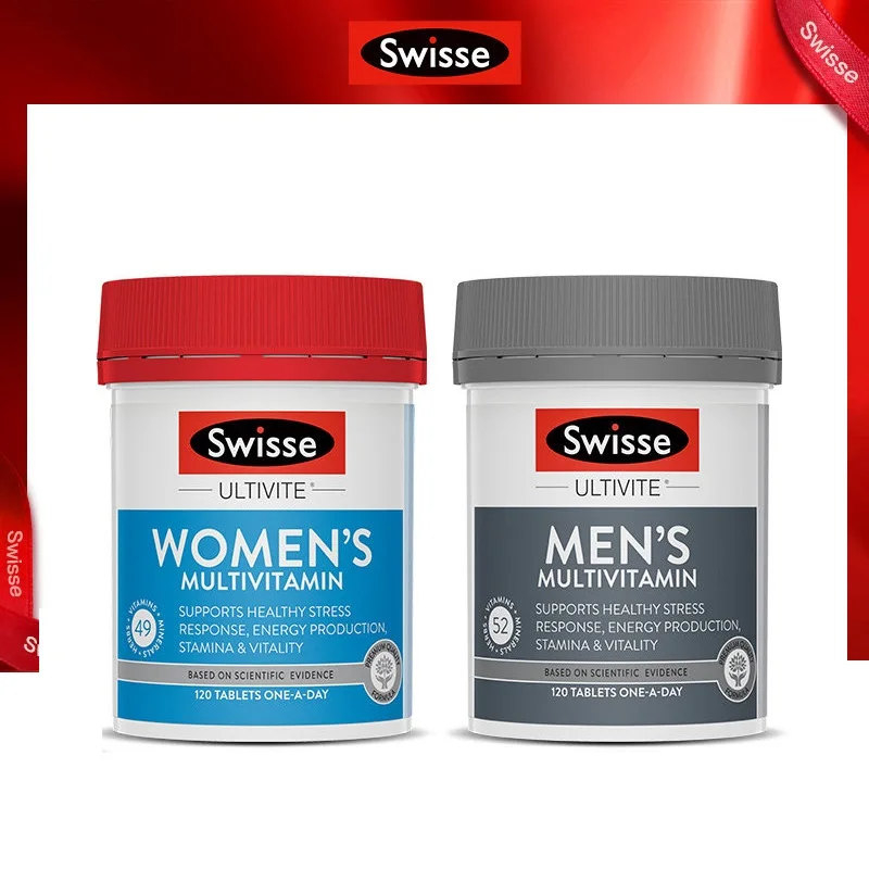 

Swisse Men Women Compound Vitamins Tablet Health Wellness Supplements Energy Level Mental Alertness Stamina Vitality Vegetarians