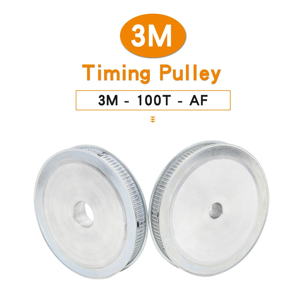 3M100T Electric Motor Pulley Bore Size 8/10/12/14/15/20 mm Belt Pulley