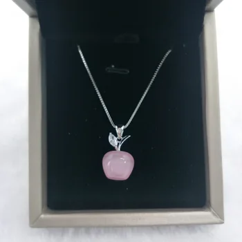 

Classic Fashion Apple Necklace Beautiful High Quality Fruit Pendant Clavicle Chain Girl Jewelry Original Factory Wholesale