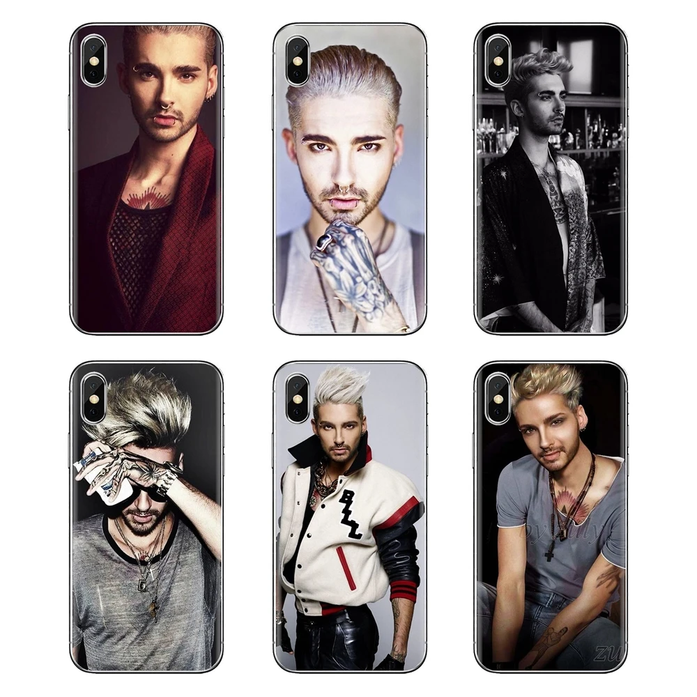 

For Huawei G7 G8 P7 P8 P9 Lite Honor 4C 5X 5C 6X Mate 7 8 9 Y3 Y5 Y6 II 2 Pro 2017 TPU Cover Tom Kaulitz Bill Tokio Hotel German