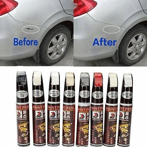 White Touch Up Paint for Cars, Car Touch Up Paint Fill Paint Pen Automotive  Scratch Repair Two-In-On, Easy & Quick Car Paint Scratch Repair