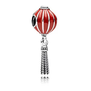 NEW 925 Sterling Silver Red sailboat festive Fuwa Pearl Charms Pendant collocation Bracelet DIY bracelet Factory wholesale - Окраска металла: 2