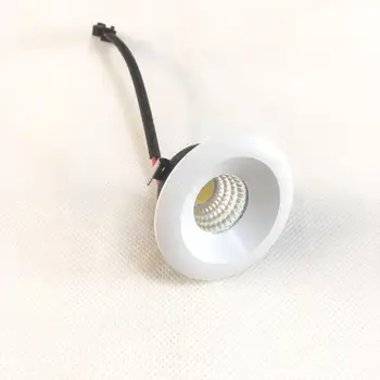 

4pcs/lot Led cabinet Light With 3W Power 230 VAC cob warm White Color 360lm 3 years warranty time
