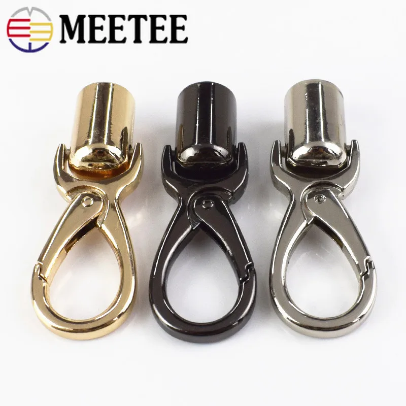 2/4/10 шт. Meetee сумка с металлическими пряжками и кисточкой шнуры фиксаторы уход за кожей лица маска застежка сумки из натуральной кожи ремень крючок пряжки ювелирные изделия DIY аппаратных аксессуары для ванной комнаты