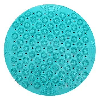 

Round Bathroom Non-Slip Mat Shower Mat PVC Washable Shower Massage Foot Pad for Kids Adults Elderly Bathroom HUG-Deals