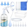 Ear Cleaner Bottle with Sprayer Water Irrigation 500ml Wash Syringe Squeeze Bulb Safety Ear Wax Removal Tool for Kids Adults 1