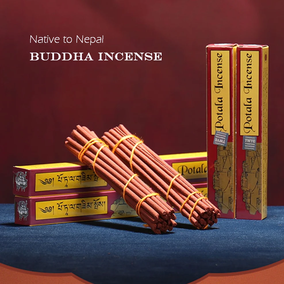 

Nepal Tibetan Incense Handmade Potala Incense Stick Short Lying Incense For Refreshing Meditation Natural Incense Aroma Sticks