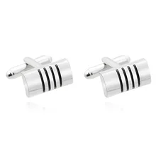 Aliexpress Amazon модное прямоугольное для выпечки лак мужские запонки для рубашки одежда полосы пуговицы оптом