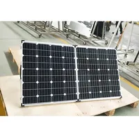 Panneau solaire pliable DOKIO 160W 18V+5V 2A USB 10A 12V/24V avec contrôleur, chargeur portable photovoltaïque 3