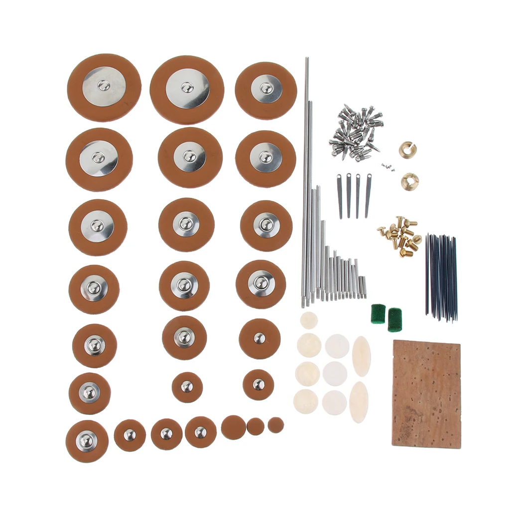 Alto Saxophone Sax Replacement Kit Reeds Screws Pads Wind Instrument Parts