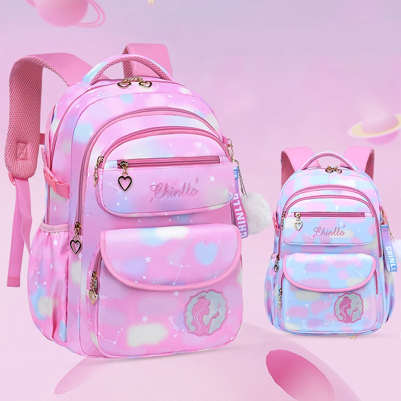 Schoolbag for Girls Children Princess Mochila School Bagpack Cute Primary Students School Backpack 6608