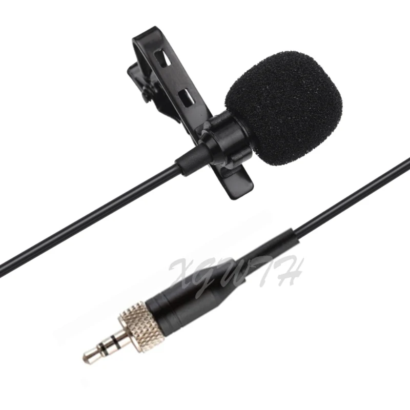 Mini Lavalier Lapel Stereo Cardioid Condenser Microphone Clip-on Mic for Sennheiser G1 G2 G3 G4 Wireless Transmitter 3.5 mm Lock