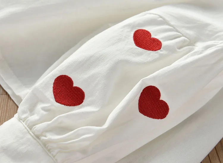Sifafos baby girls blouses clothes shirt autumn blouse cotton long sleeve cute white female children clothing shirts