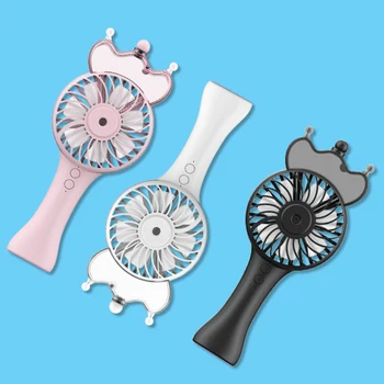 

Handheld Misting Fan, Portable USB Small Fan with 3 Settings,Facial Steamer-Powerful Rechargeable Battery Fan,Personal Cooling M