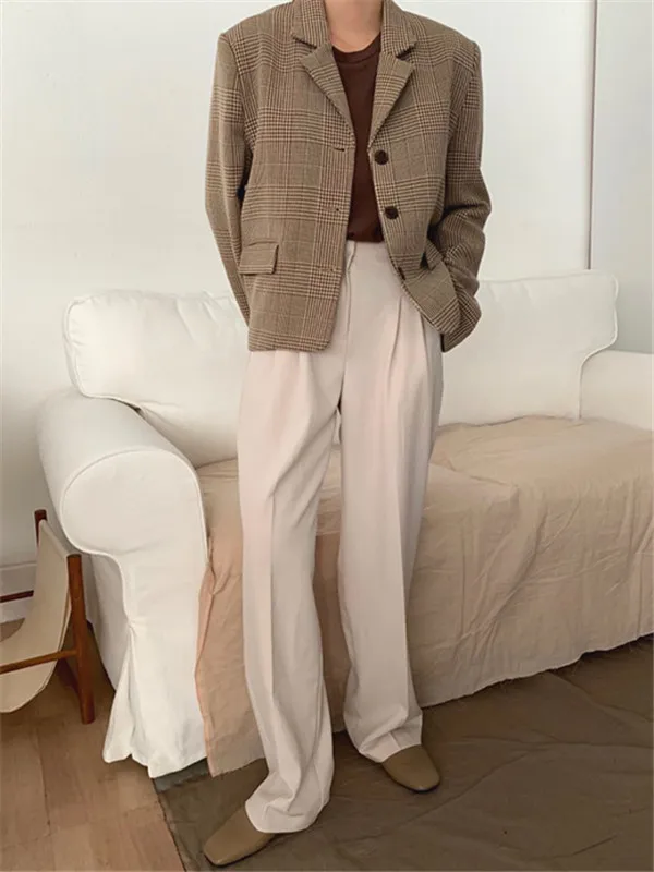 South Korea CHIC Simple Loose-Fit Handsome Trend Casual Suit Jacket